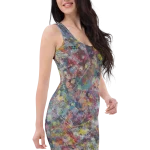 wild peach clothing | Wild Party 1 bodycon dress | Right front view