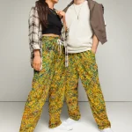 wild peach clothing | Oasis in the Desert Track Pants | Front view