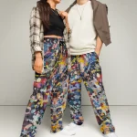 wild peach clothing | The King is a Fink Track Pants | Front view