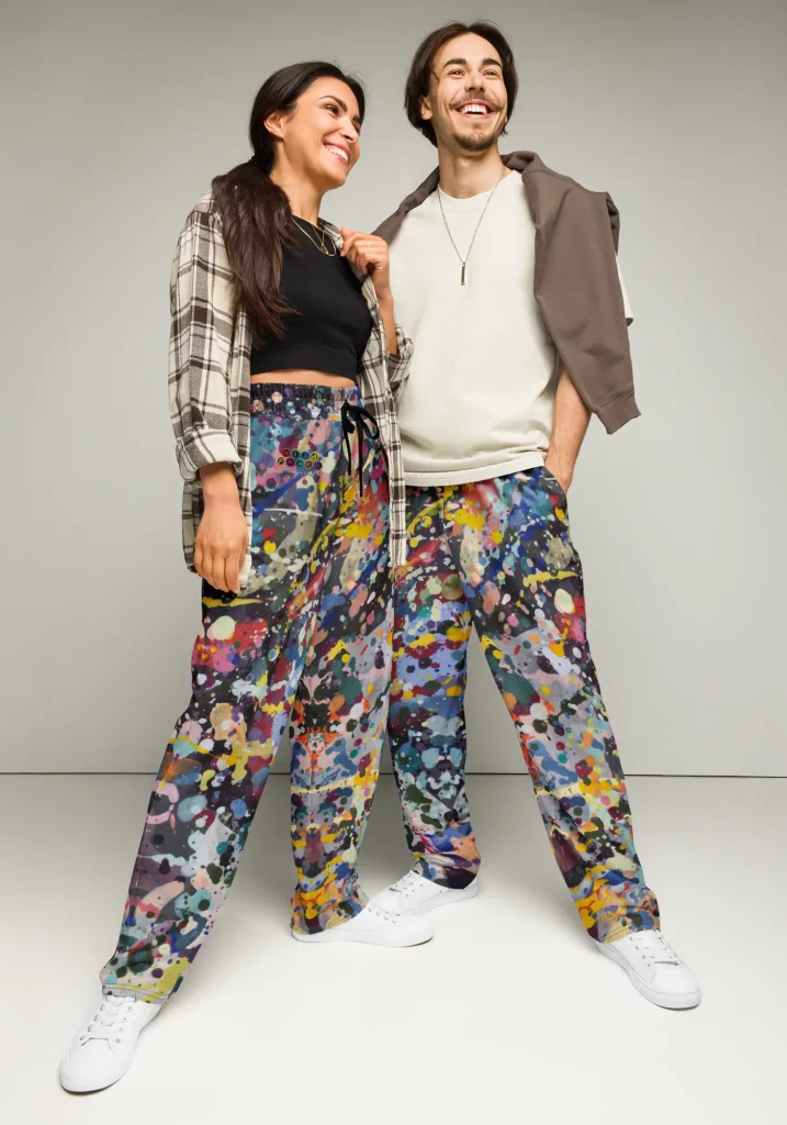 wild peach clothing | The King is a Fink Track Pants | Front view