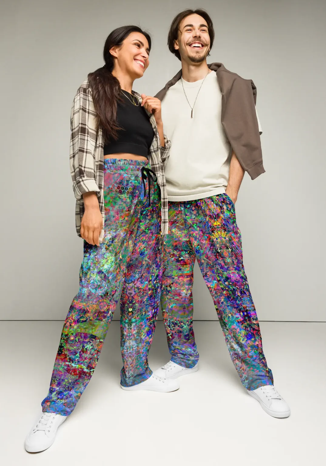 wild peach clothing | Wildman from Footscray Track Pants | Front view