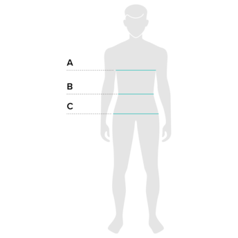 Unisex recycled Sweatshirt size guide | Body measurements
