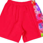 wild peach clothing design 03 carmine red athletic long shorts back 4