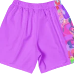 wild peach clothing design 03 heliotrope purple athletic long shorts back 4