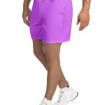 wild peach clothing design 03 heliotrope purple athletic long shorts left