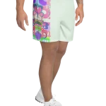 wild peach clothing design 03 honeydew green athletic long shorts right