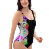 wild peach clothing one piece swimsuiit design 001 black right 1