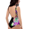 wild peach clothing one piece swimsuiit design 001 black right back