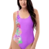 wild peach clothing one piece swimsuiit design 001 heliotrope purple front 2