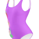 wild peach clothing one piece swimsuiit design 001 heliotrope purple left 3
