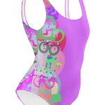 wild peach clothing one piece swimsuiit design 001 heliotrope purple right 3