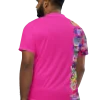 wild peach clothing | Magenta pink sports jersey | Back view