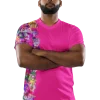 wild peach clothing | Magenta pink sports jersey | Front view