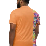 wild peach clothing unisex sports t shirt apricot orange back 1