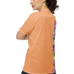 wild peach clothing unisex sports t shirt apricot orange back 4