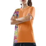 wild peach clothing unisex sports t shirt apricot orange front 2