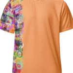 wild peach clothing unisex sports t shirt apricot orange front 4
