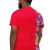 wild peach clothing unisex sports t shirt carmine red back 1