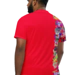 wild peach clothing unisex sports t shirt carmine red back 1