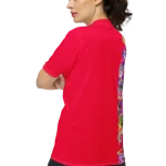 wild peach clothing unisex sports t shirt carmine red back 3