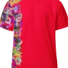 wild peach clothing unisex sports t shirt carmine red front 4