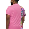 wild peach clothing unisex sports t shirt carnation pink back 1