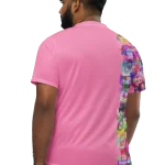 wild peach clothing unisex sports t shirt carnation pink back 1