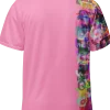 wild peach clothing unisex sports t shirt carnation pink back 2