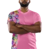 wild peach clothing unisex sports t shirt carnation pink front 1