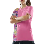 wild peach clothing unisex sports t shirt carnation pink front 2