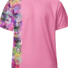 wild peach clothing unisex sports t shirt carnation pink front 4