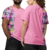 wild peach clothing unisex sports t shirt carnation pink front 6