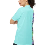 wild peach clothing unisex sports t shirt celeste blue back 3