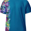wild peach clothing unisex sports t shirt cerulean blue front 6