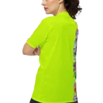 wild peach clothing unisex sports t shirt chartreuse yellow back 2