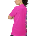 wild peach clothing | Magenta pink sports t-shirt | Back view