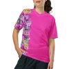 wild peach clothing | Magenta pink sports t-shirt | Front view