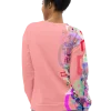 wild peach clothing unisex sweatshirt pink peach back 3