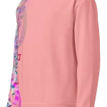 wild peach clothing unisex sweatshirt pink peach left front 1