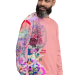 wild peach clothing unisex sweatshirt pink peach right front 1