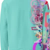wild peach clothing unisex sweatshirt tiffany blue back 1