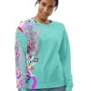 wild peach clothing unisex sweatshirt tiffany blue front 1