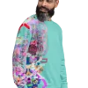 wild peach clothing unisex sweatshirt tiffany blue right front 1