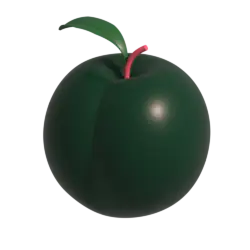 wild peach logo 3d dark green 250