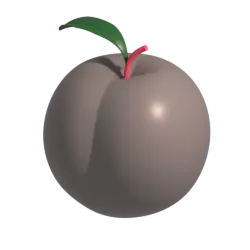 wild peach logo 3d grey 250