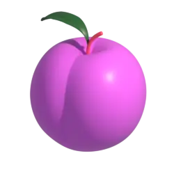 wild peach logo 3d heliotrope 250