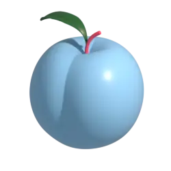 wild peach logo 3d light blue 250