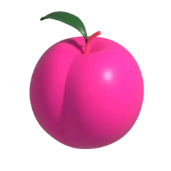 wild peach logo 3d magenta 250