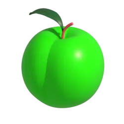 wild peach logo 3d neon green 250