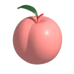 wild peach logo 3d pink peach 250